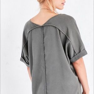 Ecote Lane Washed Olive Tee (S)